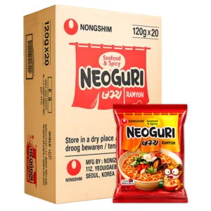 Nongshim Neoguri Hot Ramen BOX, 20x120g