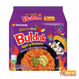 Samyang Habanero Lime Flavor Buldak Ramen Pack of 5