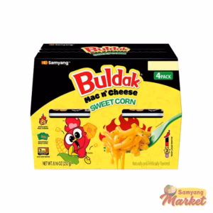 Samyang Buldak Mac and Cheese Sweet Corn 4-Cup Pack
